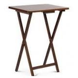 Designer Living Wood Tray Table