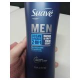 Suave Men Ocean Charge 2-in-1 Shampoo Plus Conditioner All Hair Types 12.6 fl oz