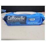 Cottonelle Fresh Feel Flushable Wet Wipes, Adult Wet Wipes, Flip-Top Pack, 42 Wipes