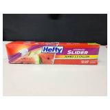 Hefty Slider Jumbo Storage Bags, 2.5 Gallon Size, 12 Count