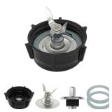 for Oster Blender Replacement Parts Blender Ice Crusher Blade with Jar Base Cap,Coupling Stud Slinger Pin and 2 Rubber O Ring Sealing Ring Gasket,Compatible with Aspas Para Licuadora Oster Osterizer