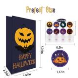 Hommay Halloween Treat Bags Candy Bagsï¼80 Pcs Paper Halloween Bags Trick or Treat Gift Bags Bulk, Small Halloween Treat Bags Goodies Bags for Kids