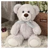 MorisMos Teddy Bear ,2 Pack Teddy Bear Stuffed Animals,14 in Teddy Bear with Baby Blue Bow,Soft Stuffed Bear Stuffed Animal Wholesale for Birthday Christmas Valentine