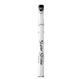 SuperStroke Zenergy Tour 3.0 17" Golf Putter Grip with No Taper Enhanced SPYNE Technology, New Multi-Zone Texturing and Tech-Port, Black/White