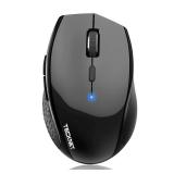 TECKNET Bluetooth Mouse, 4800 DPI Computer Mouse, 2-Year Battery Wireless Mouse 6 Adjustable DPI, 6 Buttons Compatible with Laptop/Windows/Computer