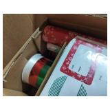 Gift Wrap Ensemble 3rolls 40seals 10bows and 4ribbons