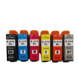 A 312XL 314XL Ink Cartridges Remanufactured for Expression Photo HD XP-15000 Color Wide-Format Printer