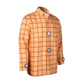 Woody Shirt for Men Cowboys Halloween Cosplay Costume Adult Long Sleeves Plaid Button Down Shirt 2XL