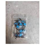 Taiss/10pcs DPDT Mini Toggle Switch 6-Pin 3 Position ON/Off/ON Miniature Toggle Switch 6A 125V Toggle Switch MTS-203