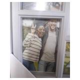 New multi photo collage frame, size 21" W x 19" H and (1) 5 x 7 frame.