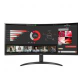 LG 34" Curved Ultrawideª WQHD (3440 x 1440) Monitor, Black- 34WR50QC-B - missing power cord