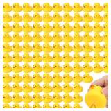 Vinsot Bulk Pcs Bath Ducky Mini Rubber Ducks Yellow Rubber Duck Bath Toy Rubber Tub Toys Bathtub Toys Squeak and Float Ducks (2.17 x 1.97 x 1.85 Inch)