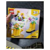 LEGO Creator 3 in 1 Flowers in Watering Can Building Toy, Transforms from Watering Can to Rain Boot to 2 Birds on a Perch, Fun Animal Toy for Kids, Birthday and Nature Toy for Girls and Boys, 31149