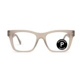 LOOK OPTIC Cosmo Progressive Reader - Stylish Unisex Reading Glasses, Prescription-Quality (2, Taupe) - Retail: $98