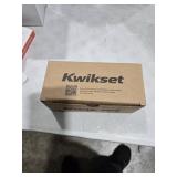 Kwikset Cove Interior Passage Door Knob, Handle For Closet and Hallway Doors, Non-Locking Doorknob, Matte Black