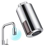 SS SUNSBELL Touchless Faucet Adapter, Touchless Bathroom Faucet, Automatic Bathroom Sink Faucet Adapter Saving Device Infrared Sensor Water Management Adapter Tap Sensor Suitable M22 M24 Tap Nozzle