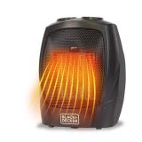 BLACK+DECKER Portable Space Heater, Room Space Heater with Carry Handle for Easy Transport