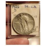 1926-S Standing Liberty silver Quarter