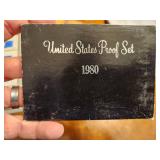 1980 US Proof Uncirculated coin set