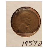 1957-D error Lincoln penny