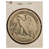 1918-S Walking silver half dollar