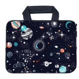 AMARY laptop sleeves 11.6" 12" Laptop Handle Bag Neoprene Notebook Carrying Pouch Chromebook Sleeves case Ultrabook Case Tablet Cover Fit Apple MacBook Air HP DELL Lenovo Asus for men women (Galaxy)