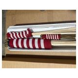 Box of American Flags (3 different sizes)