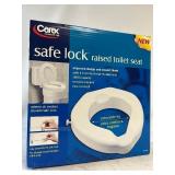 *NIB* CAREX- SAFE LOCK RAISED TOILET SEAT