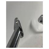 CHROME MOTORCYCLE TIP-OVER PROTECTION BAR