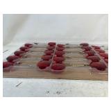 40 CHRISTMAS RED MEMO CLIPS, GREAT FOR CATERING/ HOLIDAY EVENTS/ TAILGATES, see images