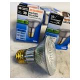 4 SYLVANIA HALOGEN FLOOD LIGHT BULBS - par20 - E26 Medium base