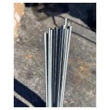 BUNDLE of 20 Galvanized 8th inch x 6.5’ Lil steel rods