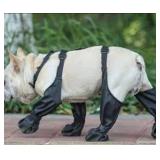 1 Pc Waterproof Dog Belly Waders with Feet - Green Small/Medium