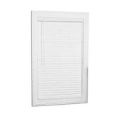 allen + roth Trim at Home 2in Slat Width 31in x 64in Cordless White Faux Wood Room Darkening Horizontal Blinds