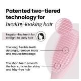 Tangle Teezer Ultimate Detangler Hairbrush for Wet & Dry Hair, Eliminates Knots & Reduces Breakage for All Hair Types, Millennial Pink