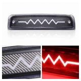 sequential heartbeat led third brake light carbon fiber