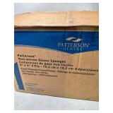 New Case of 2,000 Patterson Dental Non-Woven Gauze Sponges 4"x4" 4Ply (10 Packs of 200)