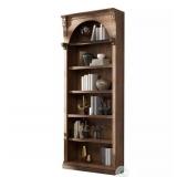 New Martin Furniture Stratton Rich Toffee 98" Tall Open Bookcase IMST4094 *Retail $1,500* 