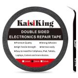 Kaisiking 2mm LCD Repair Tape for Phone Screen, Adhesive Tape with 1 Tweezers for Cell Phone, iPad, Tablets, Laptops, Camera