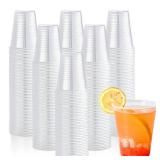 Lilymicky [450 Pack] 12 oz Clear Plastic Cups, Cold Party Drinking Cups, Disposable Plastic Cups for Parties, Picnic, BBQ, Travel, & Events