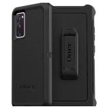 OtterBox Samsung Galaxy S20 FE 5G (FE ONLY   Not Compatible with Other Galaxy S20 Models) Defender Series Case   Black, Rugged & Durable, with Port Protection, Includes Holster Clip Kickstand