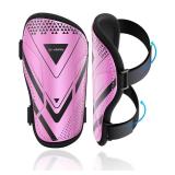 Shin Guards Soccer Kids Youth, CE Certified Airsfish Shin Pads Protection Gear for 2 18 Years Old Boys Girls Teenagers High Impact Resistant Breathable Comfortable 1 Pair 4 Sizes (XX Small, Pink)