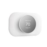 Petrichor Wall Plate Cover   Compatible with Google Nest Thermostat Accessory 2020   Trim Kit, Easy Installation   Snow