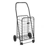 Dmi Durable Lightweight Folding Shopping Cart Black