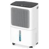 Basement Dehumidifier with Drain Hose Max 34 Pints, VEAGASO 2500 Sq Ft Dehumidifiers for Home, Large Room, Bathroom, Three Operation Modes, Remote Control