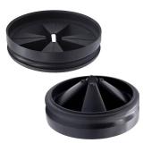 3 3/8" Garbage Disposal Splash Guards Sink Baffle QCB-AM Replacement for InSinkErator Evolution Series, Upgraded Funmit Removable Quiet Collar Drain Plugs, Garbage Disposer Accessories, Black