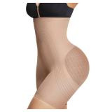 FeelinGirl Tummy Control Shapewear Butt Lifter Strapless Body Shaper for Women Plus Size Shaper Beige M/L