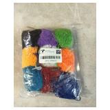 10Pcs Large Yarn Pom Poms - 3 Inch Made to Order Acrylic Yarn Balls for on Hats Or Party Decorations-DIY Craft Pompoms,Colorful Pom Pom Balls,Luggage Pom Poms for Suitcases,Extra Large Pom Pom Balls