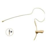 J K Pro Headset Headworn Single Earhook Microphone MIC-J S90 Compatible with Shure Wireless Transmitter