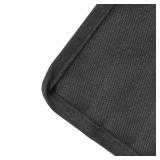 Amazon Basics Waterproof Car Back Bench Seat Cover Protector for Pets - 56 x 47, Black